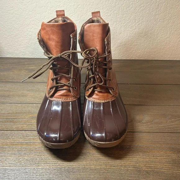 YOKI Duck Rain Boots – Waterproof – Women’s Size 8 (approx. 10" in length) - Picture 2 of 16